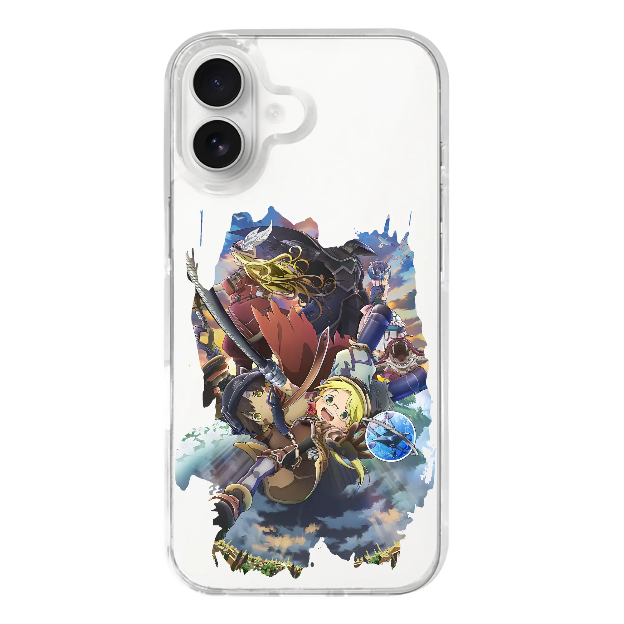 メイドインアビス グッズ,リコ - iPhone 17シリーズ 透明スマホケース – 薄型・耐衝撃・精密フィット保護カバー